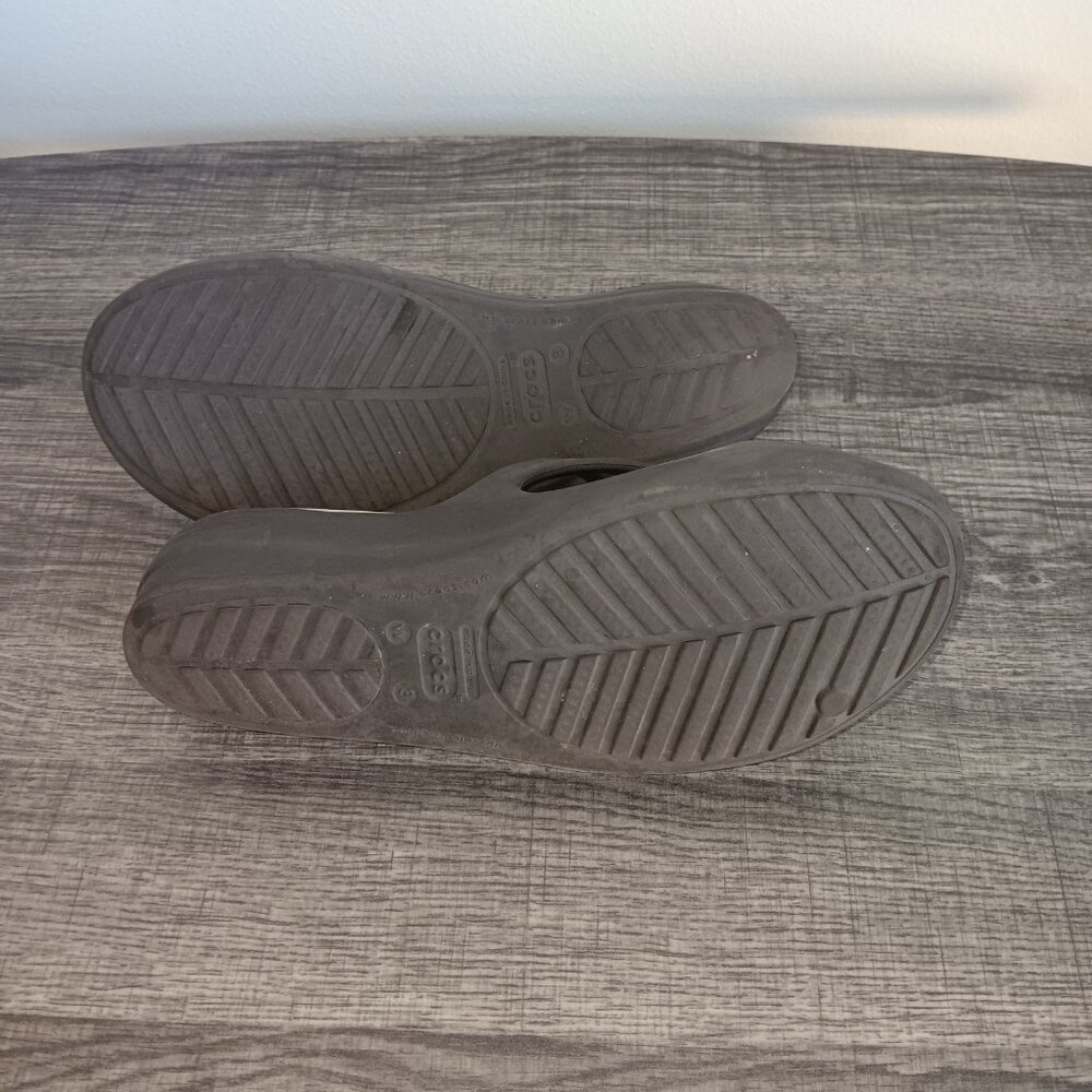 Crocs Bundle 8W Lot Sandals Brown Black - Picture 5 of 10